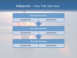 A Woman Doing Yoga On The Beach At Sunset PowerPoint Template