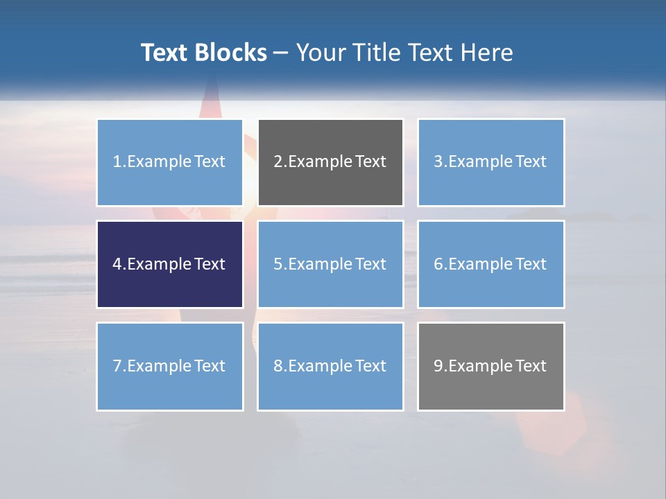 A Woman Doing Yoga On The Beach At Sunset PowerPoint Template