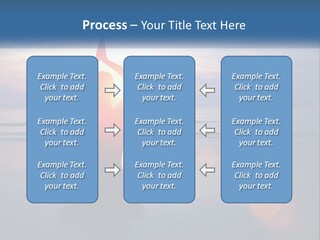 A Woman Doing Yoga On The Beach At Sunset PowerPoint Template