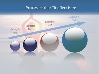 A Woman Doing Yoga On The Beach At Sunset PowerPoint Template