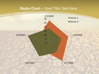 A Desert Area With A Sky And Clouds In The Background PowerPoint Template