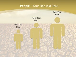 A Desert Area With A Sky And Clouds In The Background PowerPoint Template