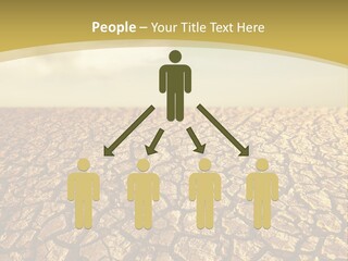 A Desert Area With A Sky And Clouds In The Background PowerPoint Template