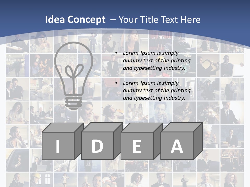 A Collage Of Photos With The Words Name Of Presentation Company Name PowerPoint Template