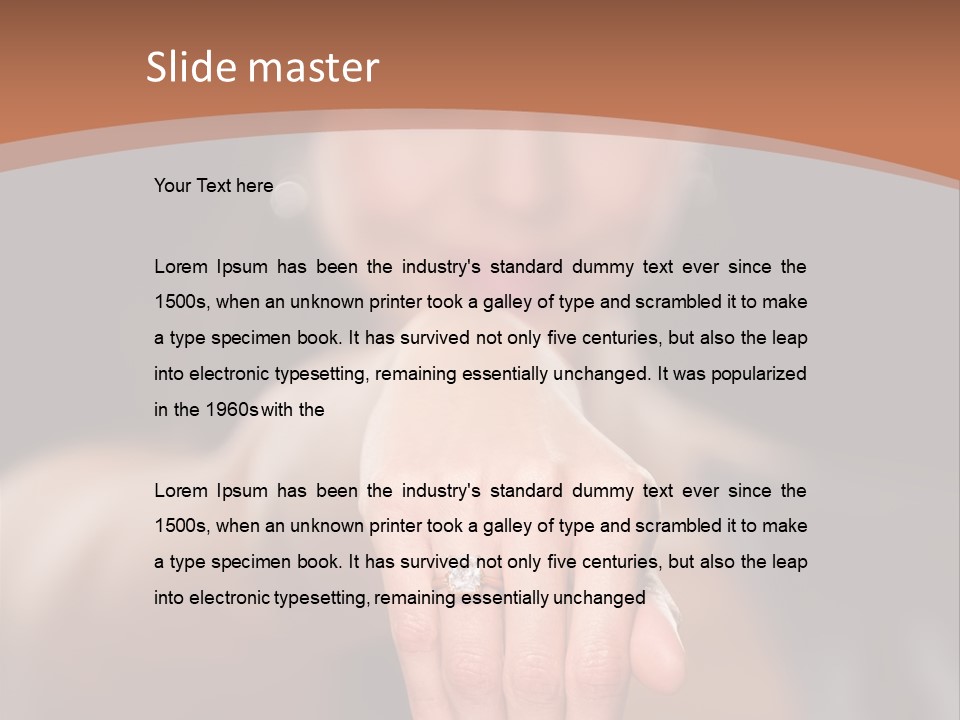 A Woman Pointing Her Finger Towards The Camera PowerPoint Template