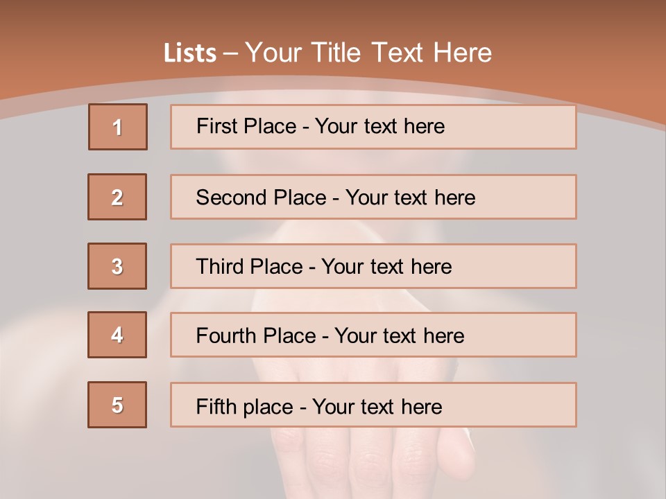 A Woman Pointing Her Finger Towards The Camera PowerPoint Template