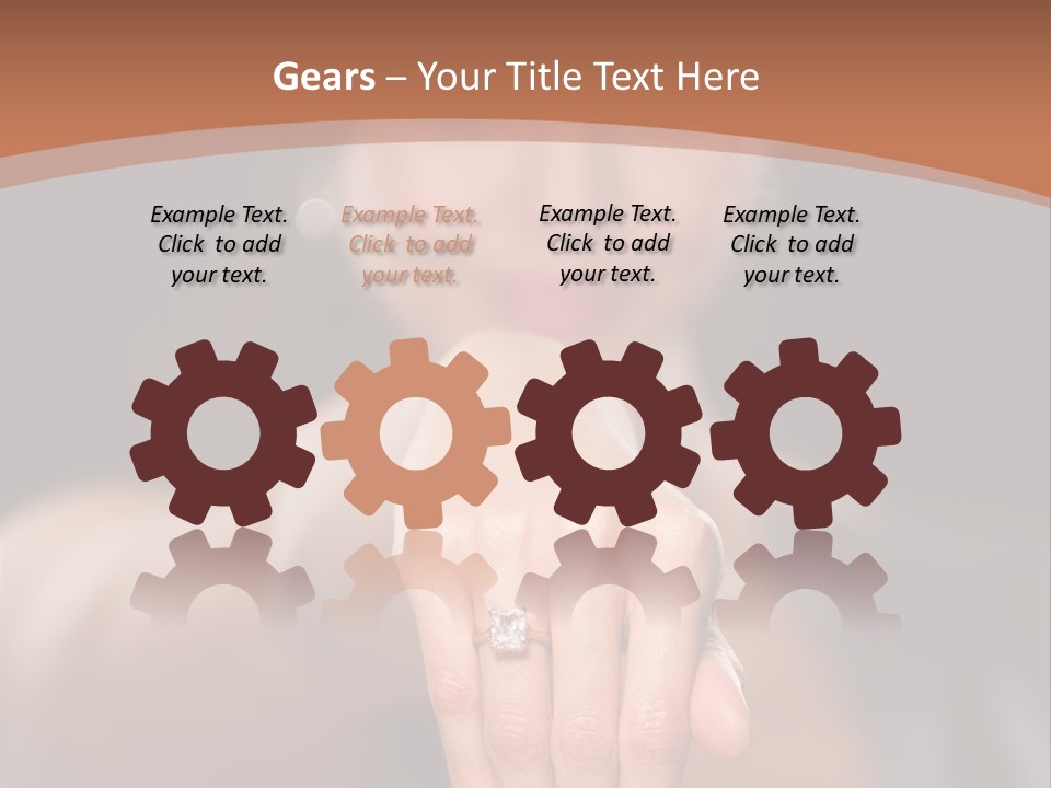 A Woman Pointing Her Finger Towards The Camera PowerPoint Template