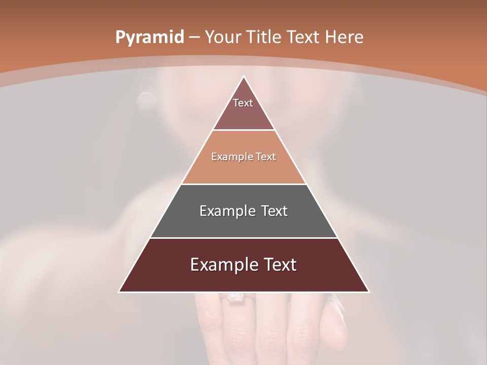 A Woman Pointing Her Finger Towards The Camera PowerPoint Template