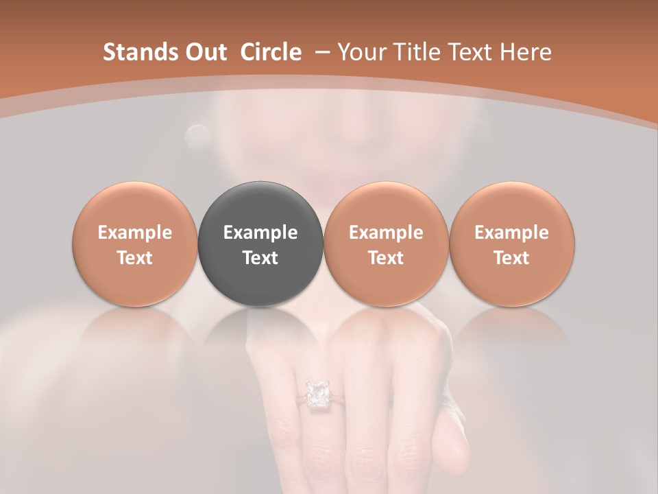 A Woman Pointing Her Finger Towards The Camera PowerPoint Template