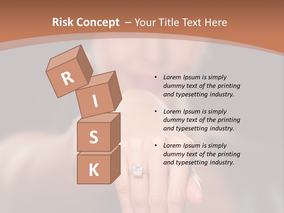 A Woman Pointing Her Finger Towards The Camera PowerPoint Template