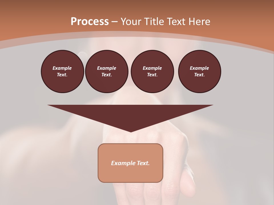 A Woman Pointing Her Finger Towards The Camera PowerPoint Template