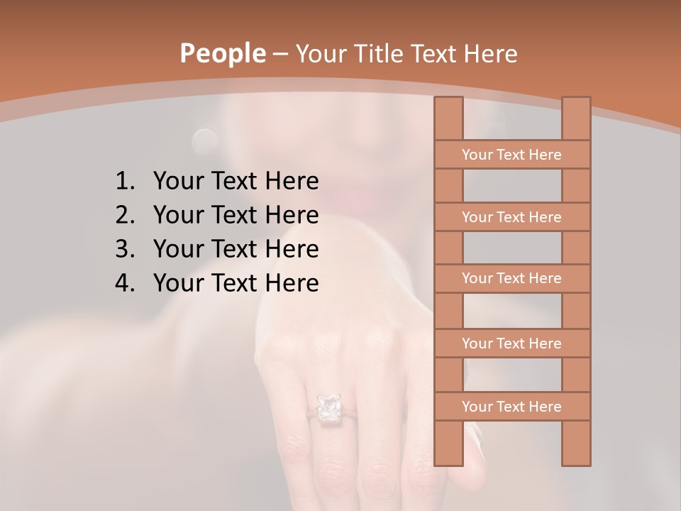 A Woman Pointing Her Finger Towards The Camera PowerPoint Template