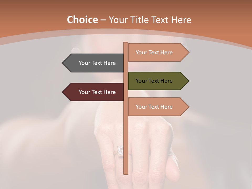 A Woman Pointing Her Finger Towards The Camera PowerPoint Template