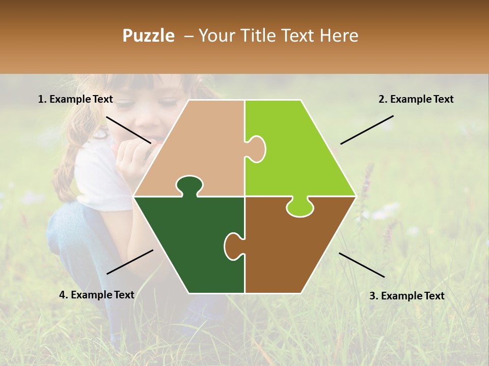 A Little Girl Eating A Piece Of Watermelon PowerPoint Template