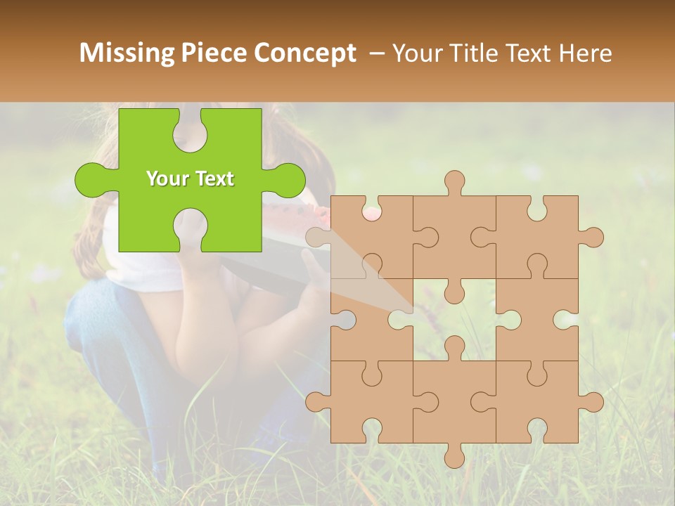 A Little Girl Eating A Piece Of Watermelon PowerPoint Template