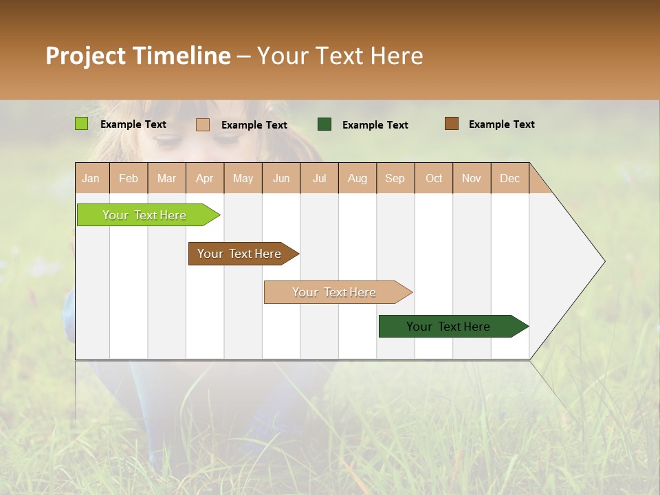 A Little Girl Eating A Piece Of Watermelon PowerPoint Template