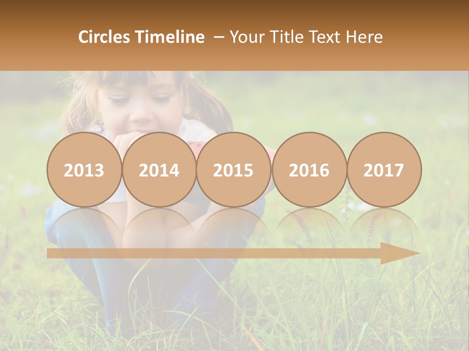 A Little Girl Eating A Piece Of Watermelon PowerPoint Template