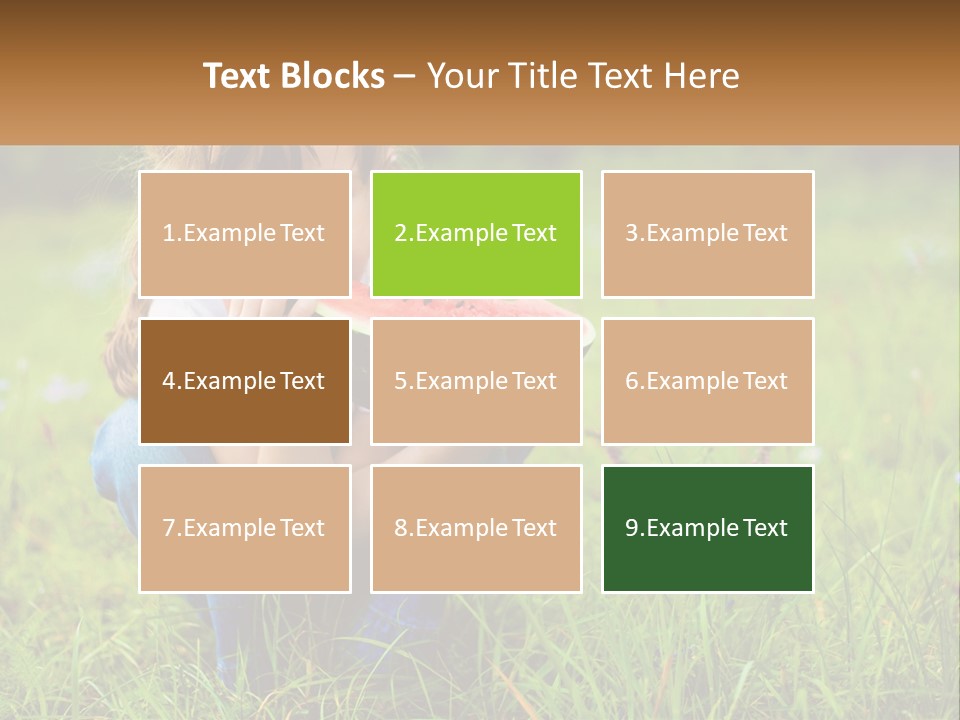 A Little Girl Eating A Piece Of Watermelon PowerPoint Template