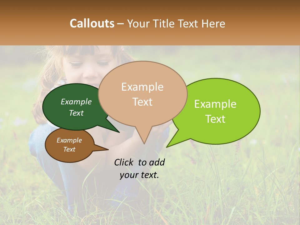 A Little Girl Eating A Piece Of Watermelon PowerPoint Template