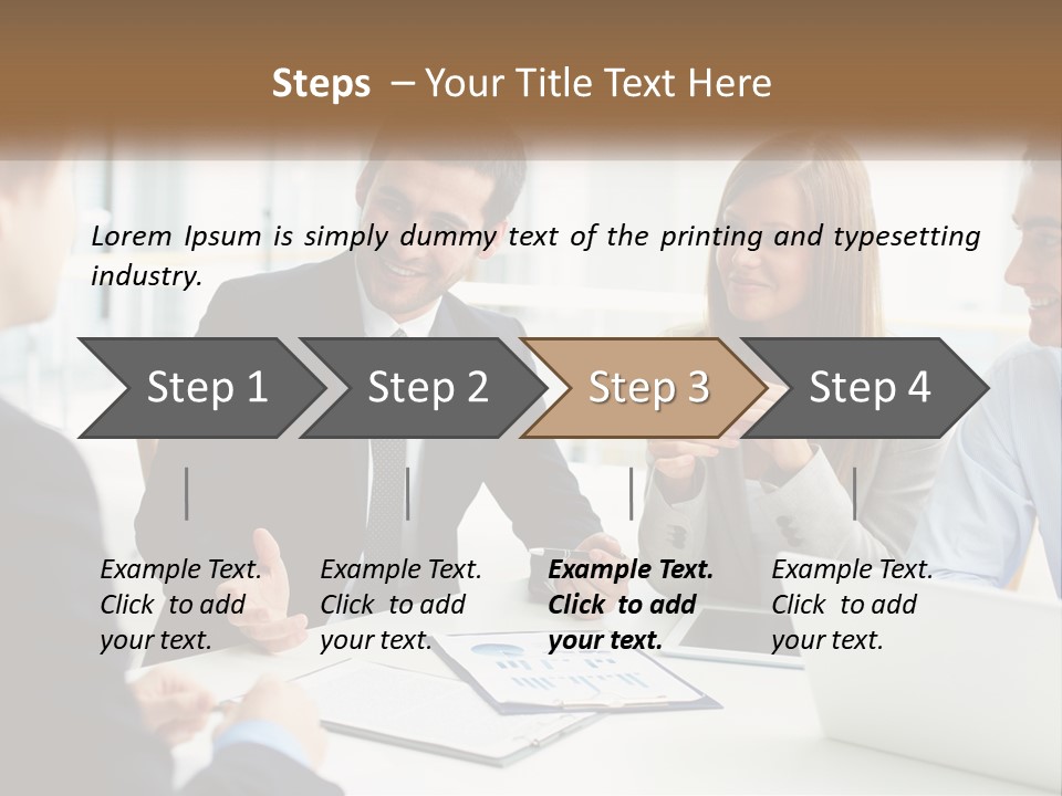 A Group Of People Sitting Around A Table Talking PowerPoint Template