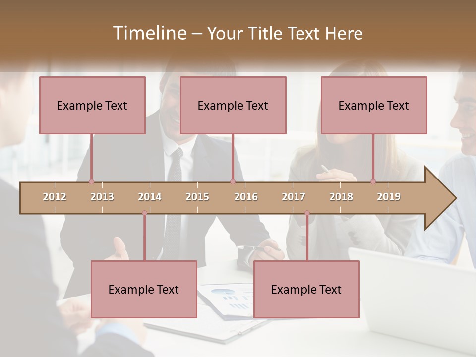A Group Of People Sitting Around A Table Talking PowerPoint Template
