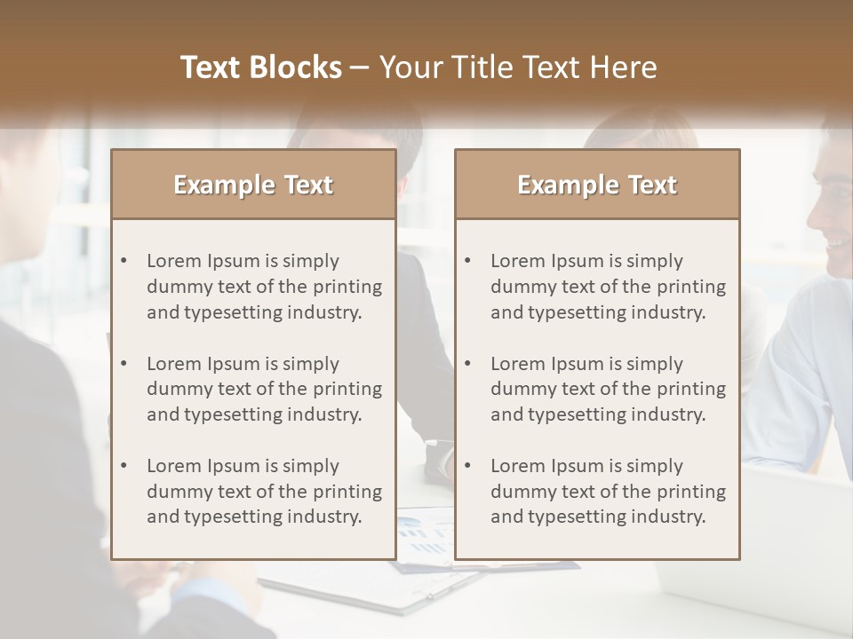 A Group Of People Sitting Around A Table Talking PowerPoint Template