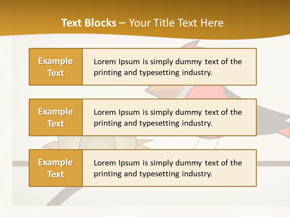 A Bird Sitting On Top Of A Bird Nest PowerPoint Template