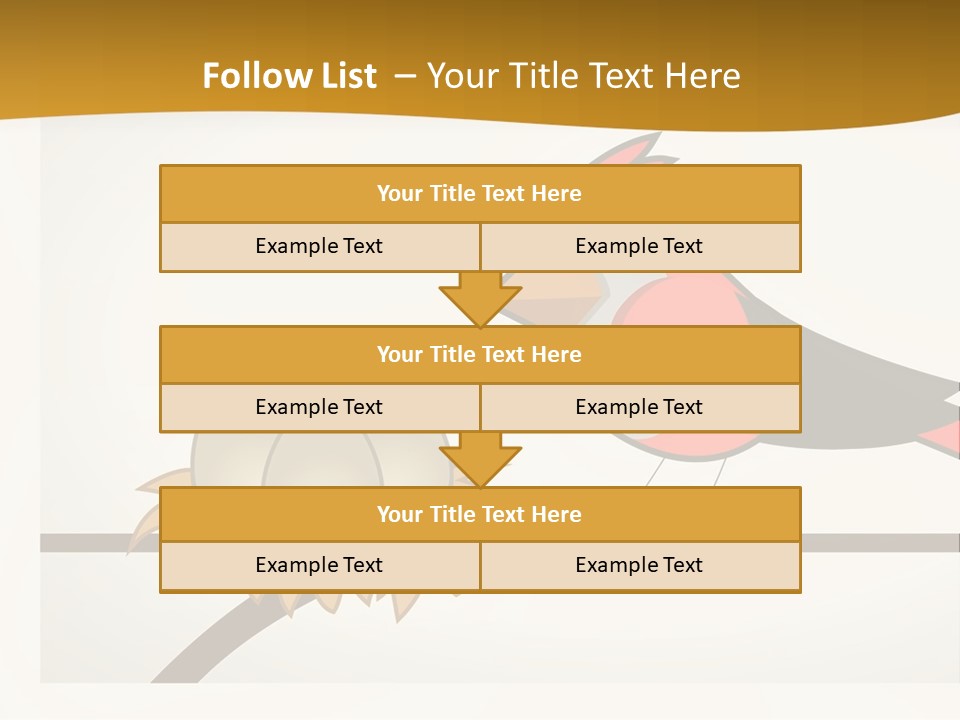 A Bird Sitting On Top Of A Bird Nest PowerPoint Template