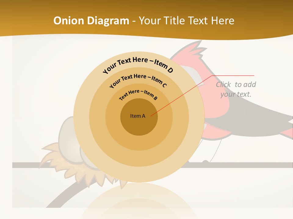 A Bird Sitting On Top Of A Bird Nest PowerPoint Template