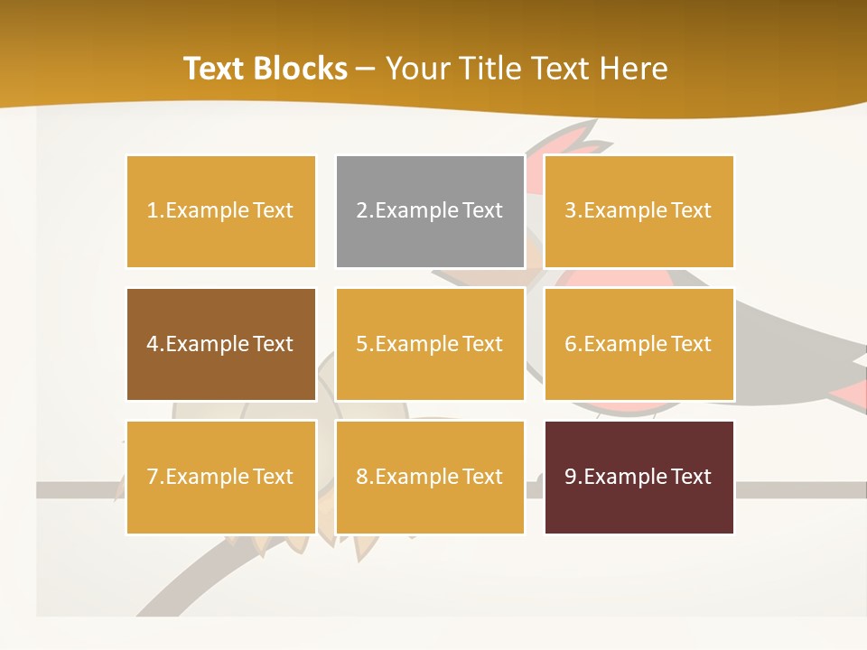 A Bird Sitting On Top Of A Bird Nest PowerPoint Template