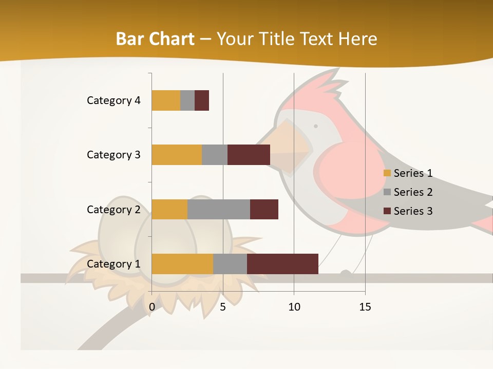 A Bird Sitting On Top Of A Bird Nest PowerPoint Template