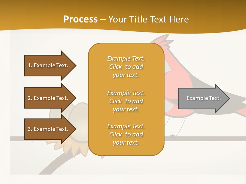 A Bird Sitting On Top Of A Bird Nest PowerPoint Template