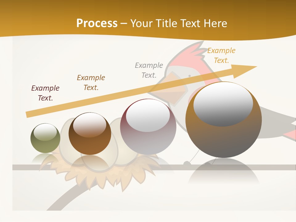 A Bird Sitting On Top Of A Bird Nest PowerPoint Template