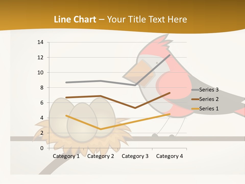 A Bird Sitting On Top Of A Bird Nest PowerPoint Template