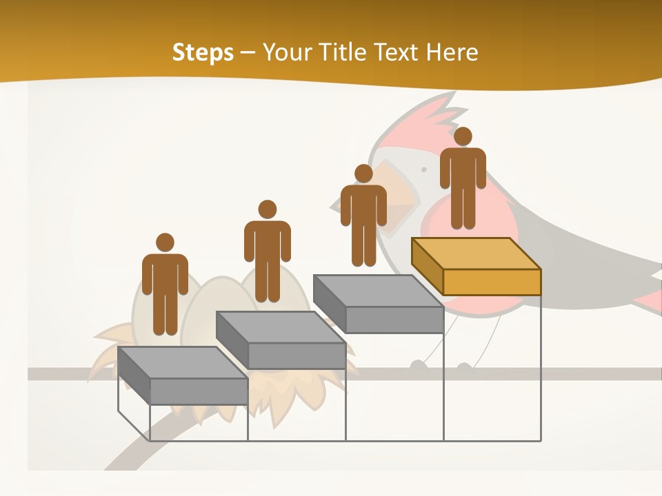 A Bird Sitting On Top Of A Bird Nest PowerPoint Template