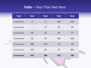 A Pink Butterfly With Purple Wings On A White Background PowerPoint Template