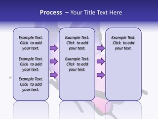 A Pink Butterfly With Purple Wings On A White Background PowerPoint Template