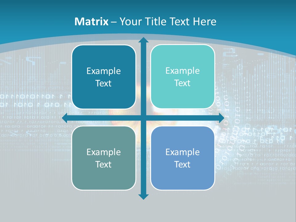 A Computer Eye With The Words Company Name On It PowerPoint Template