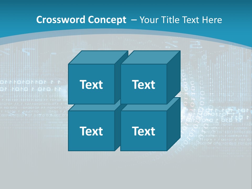 A Computer Eye With The Words Company Name On It PowerPoint Template