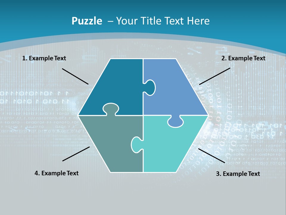 A Computer Eye With The Words Company Name On It PowerPoint Template