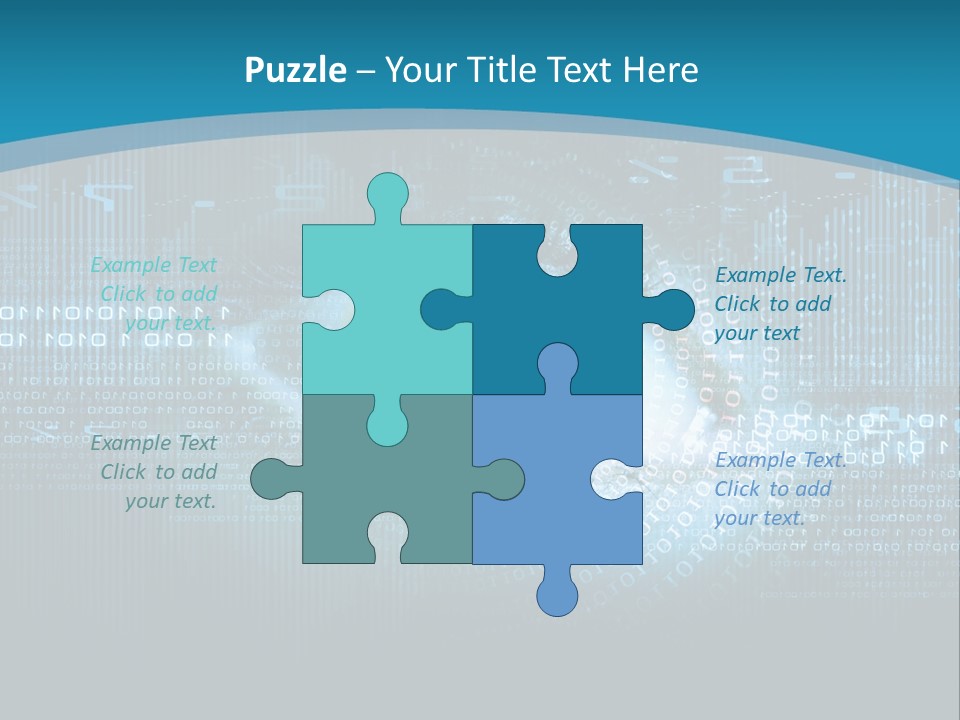 A Computer Eye With The Words Company Name On It PowerPoint Template