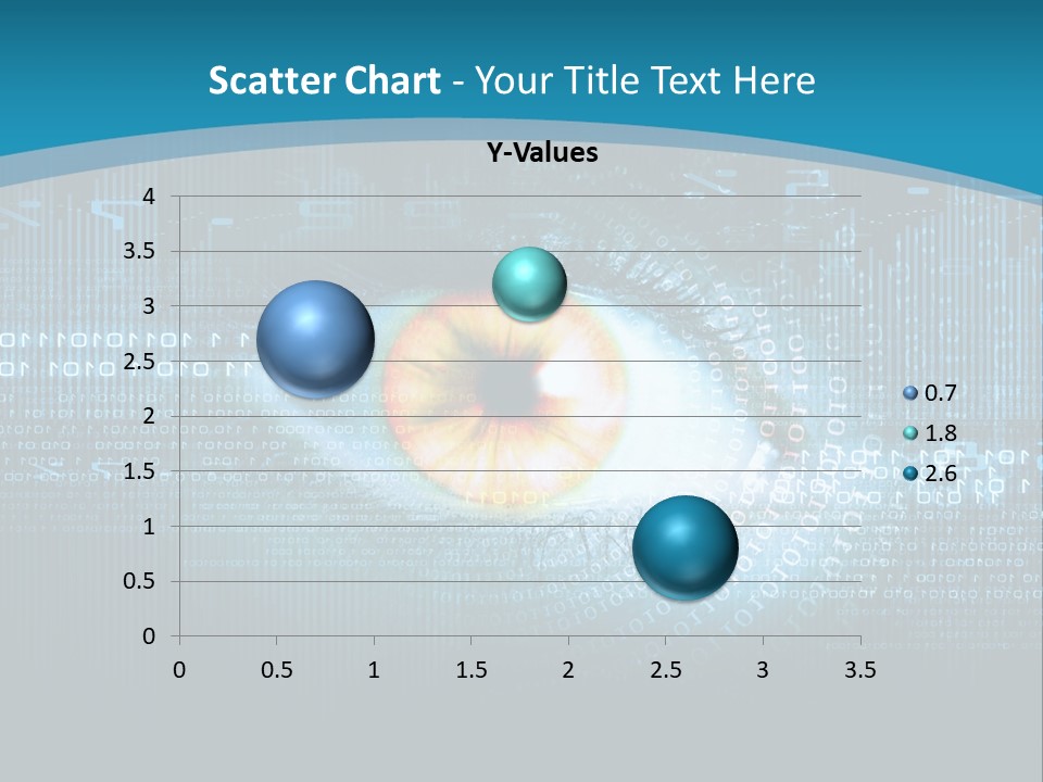 A Computer Eye With The Words Company Name On It PowerPoint Template