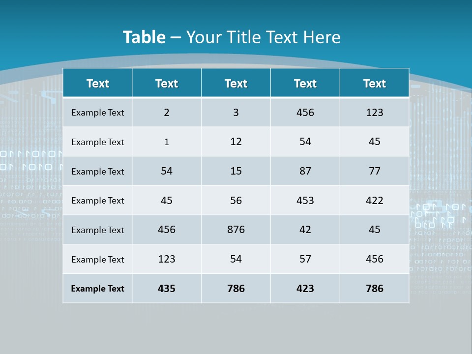 A Computer Eye With The Words Company Name On It PowerPoint Template
