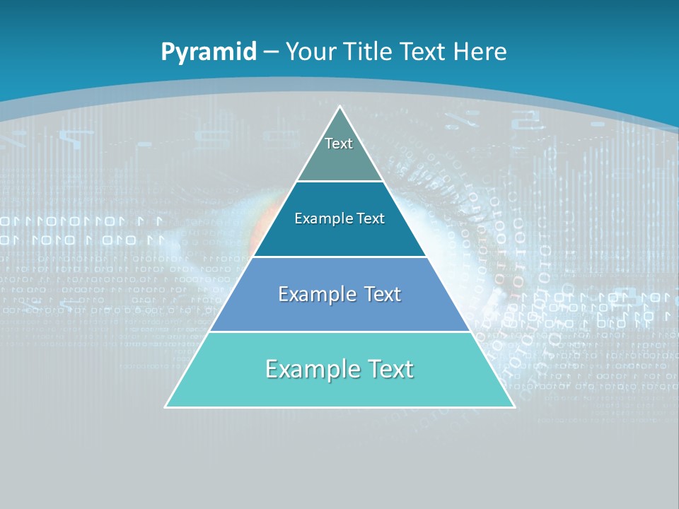 A Computer Eye With The Words Company Name On It PowerPoint Template