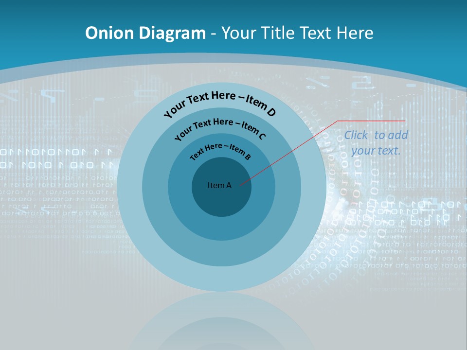 A Computer Eye With The Words Company Name On It PowerPoint Template