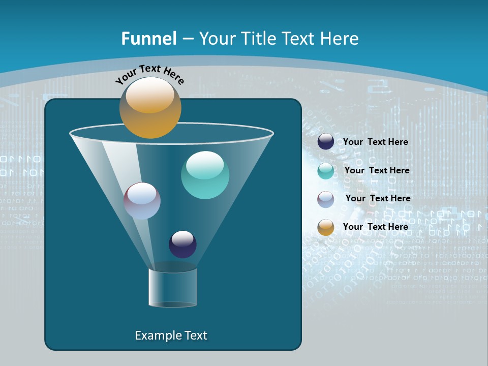 A Computer Eye With The Words Company Name On It PowerPoint Template