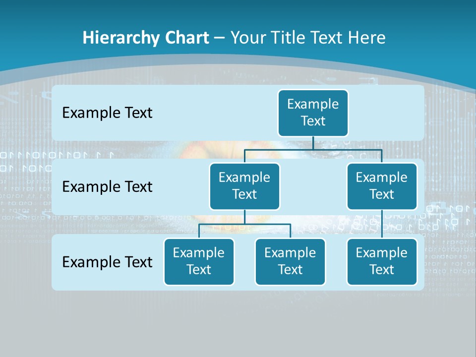 A Computer Eye With The Words Company Name On It PowerPoint Template