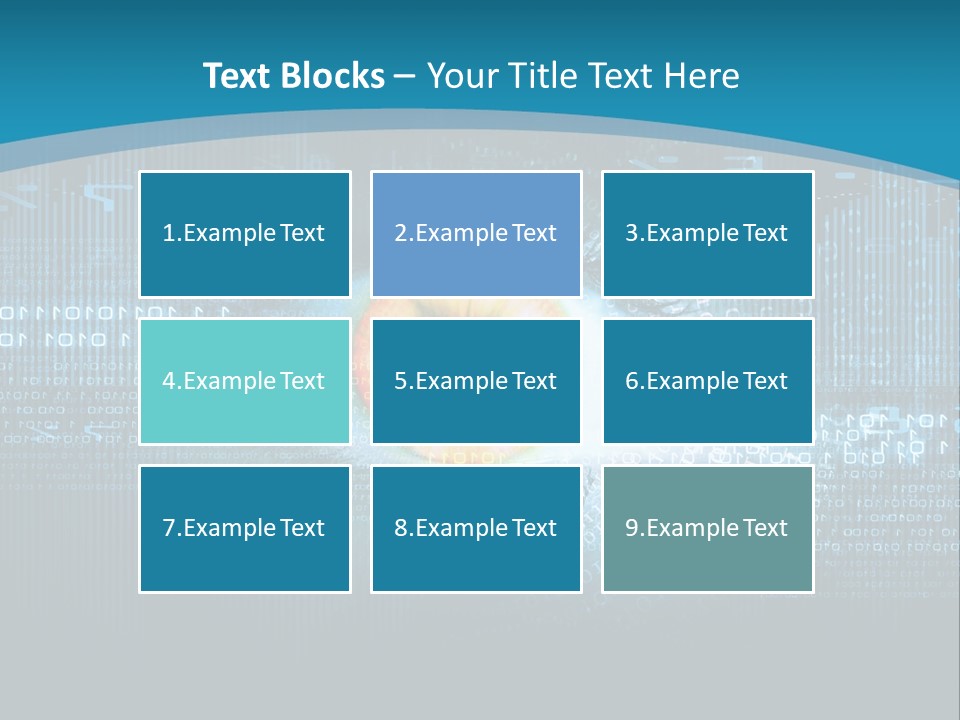 A Computer Eye With The Words Company Name On It PowerPoint Template