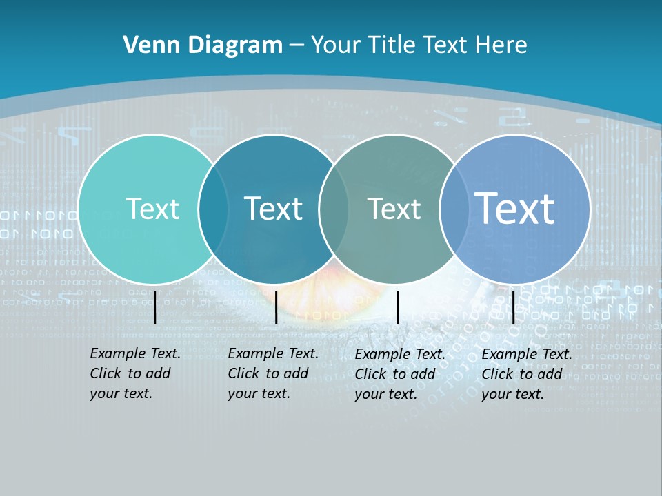 A Computer Eye With The Words Company Name On It PowerPoint Template