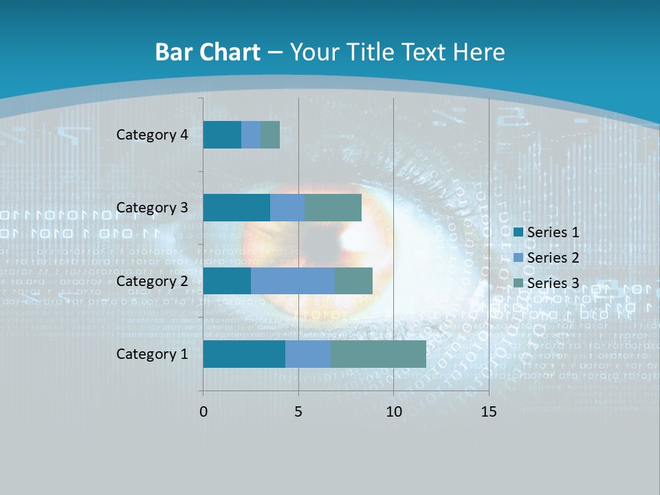 A Computer Eye With The Words Company Name On It PowerPoint Template